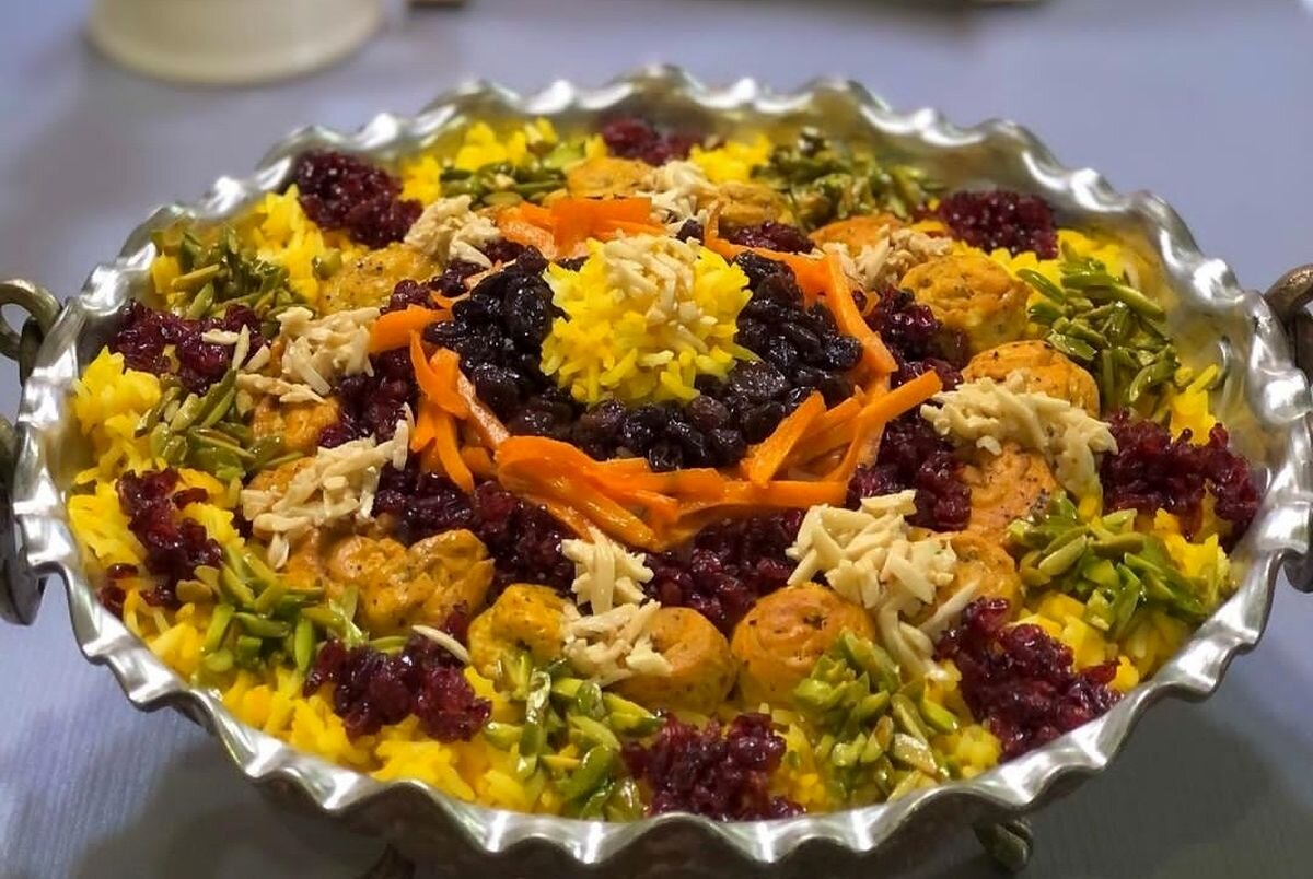 طرز تهیه جواهر پلو مجلسی با طعمی به‌یادماندنی؛ غذای شاهانه برای دورهمی‌های عید و مهمانی‌ها