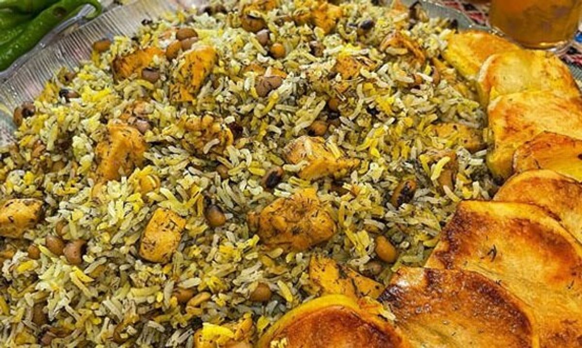راز خوش‌طعمی لوبیاپلوی اصیل شیرازی با مرغ؛ دستور خانگی برای پختی متفاوت و خاص!