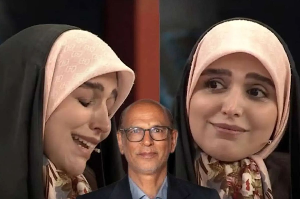 اشک‌های مژده لواسانی لحظه شنیدن صدای پدرش در برنامه 1001