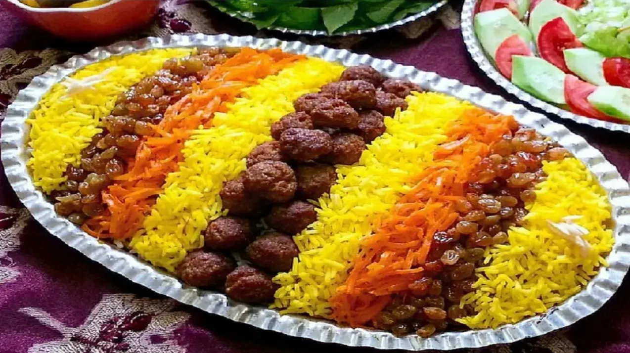 پلوی خوشمزه خراسانی | آموزش ساطری پلو