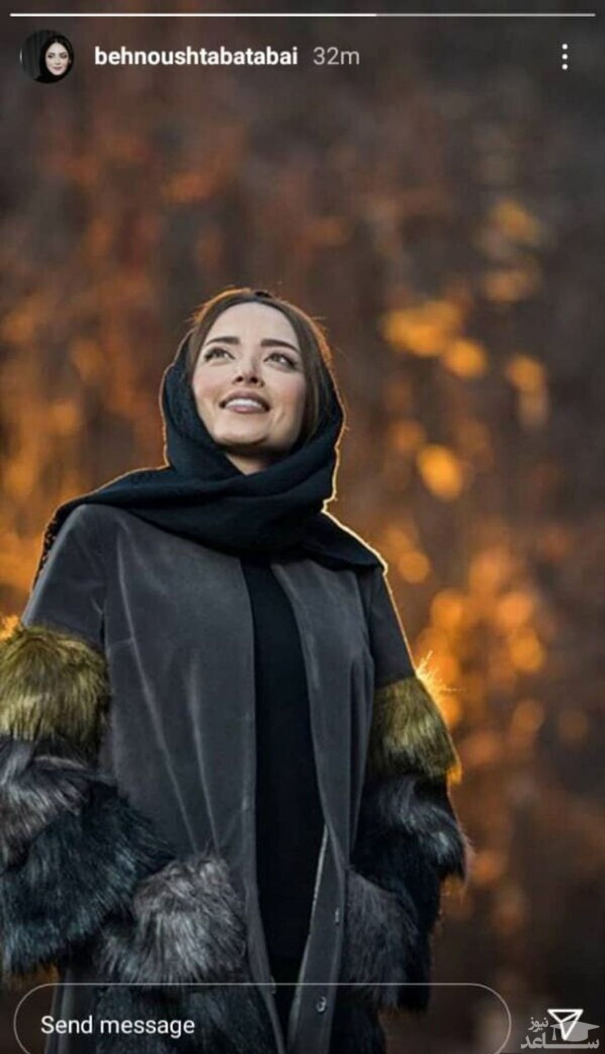 سلفی عجیب بهنوش طباطبایی با گربه خانگی‌اش | چهره متعجب این حیوان خانگی سوژه کاربران شد!