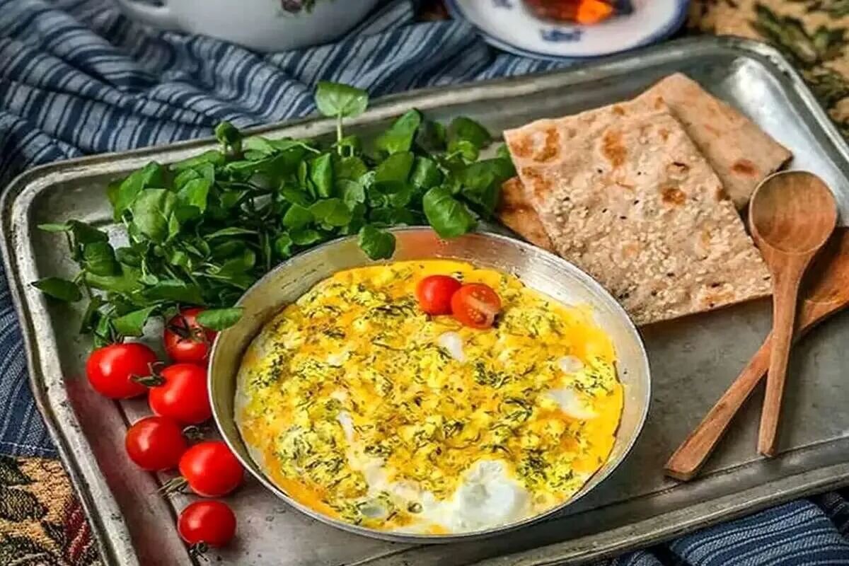 پنیر برشته؛ غذای خوشمزه شمالی با پنیر محلی و تخممرغ